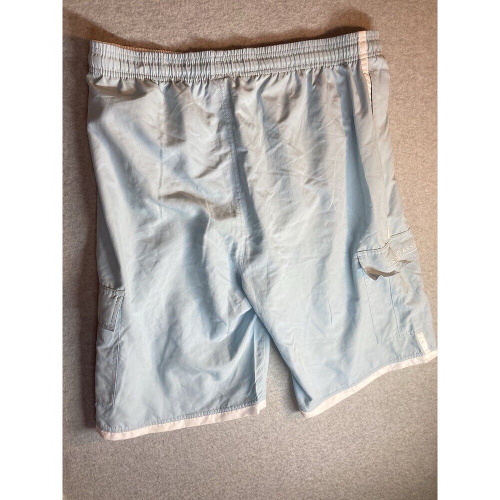 u.s. polo assn. M Sz L Swim Trunks Board Short Lined Light Blue Stripe Pony - Picture 8 of 10